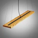 Lindby Nesaja wooden LED pendant light