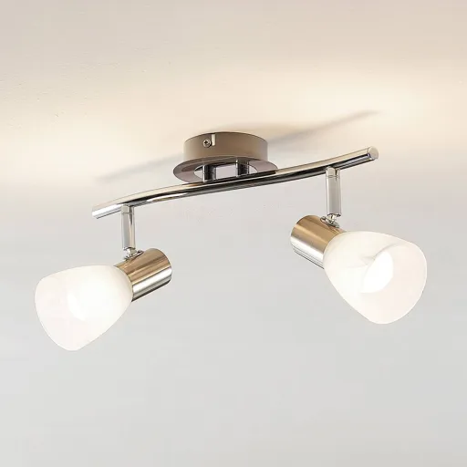 ELC Kamiran LED ceiling spotlight, two-bulb