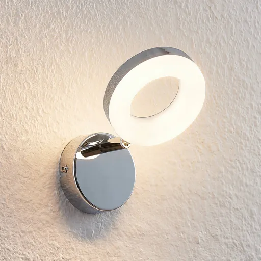 ELC Tioklia LED spotlight, chrome, one-bulb