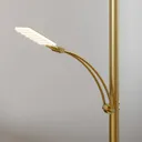 Lucande Parthena LED uplighter, brass
