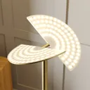 Lucande Anniki LED uplighter, brass
