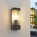 Lindby Tilian outdoor wall light, motion detector