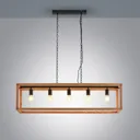 Lucande Sedrik hanging lamp, five-bulb