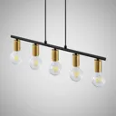 Lindby Peppina dining room hanging light, 5-bulb