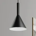 Arcchio Tadej pendant lamp 1-bulb 19cm black-white