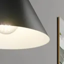 Arcchio Tadej pendant lamp 1-bulb 19cm black-white