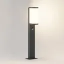 Lucande Jokum LED path lamp, IP54, 60 cm, sensor