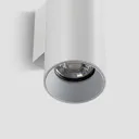 Arcchio Dilana wall light, round, 1-bulb, white
