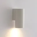 Arcchio Dilana wall light, round, 1-bulb, white