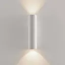 Arcchio Dilana wall light, round, 2-bulb, white