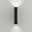 Arcchio Dilana wall light, round, 2-bulb, black