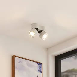 Arcchio Rotari LED ceiling spotlight 2-bulb 2x6 1W