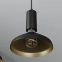 Arcchio Jaika pendant lamp, five-bulb, black