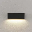 Lindby Jarte LED outdoor wall light, 23.9 cm down