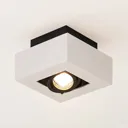 Arcchio Vince ceiling light, 14 x 14 cm in white