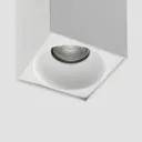 Arcchio Hinka ceiling light, angular, 18 cm, white