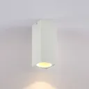 Arcchio Hinka ceiling light, angular 25.4 cm white