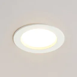 Arcchio Milaine LED recessed light, white dimmable