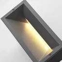 Lucande Jaano LED recessed wall light outdoors