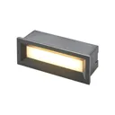 Lucande Lachlain LED recessed wall lamp, outdoors