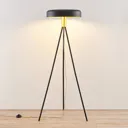 Lucande Filoreta floor lamp in black