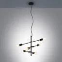 Lindby Estar hanging light, six-bulb