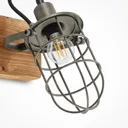 Lindby Serima ceiling lamp, cage lampshade, 1-bulb