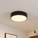 Lindby Simera LED ceiling light 30 cm, black