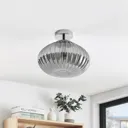 Lindby Defne ceiling light, smoky grey