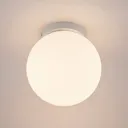 Lindby Meriala ceiling light white lampshade Ø25cm