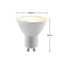 ELC reflector LED bulb GU10 5W 10-pack 2,700K 120°