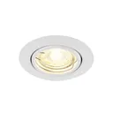 ELC Dakarra recessed lamp 10-set, pivotable, white