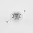 ELC Dakarra recessed lamp 10-set, pivotable, white