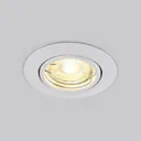 ELC Dakarra recessed lamp 10-set, pivotable, white