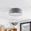 Lindby Ellamina LED ceiling light 40 cm light grey