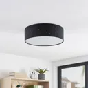 Lindby Ellamina LED ceiling light, 40 cm, black