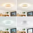 Lindby Ellamina LED ceiling light, 40 cm, white