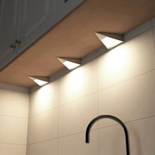 Prios Odia LED under-cabinet light 3-bulb
