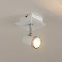 Lindby Marvolo wall light, white, one-bulb