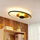 Lindby Feival LED ceiling light, 73 cm x 43 cm
