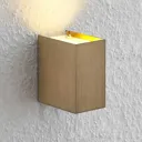 Arcchio Maruba wall light, 1-bulb, brown