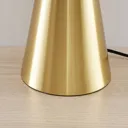 Lindby Erantie table lamp in black/brass