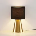Lindby Erantie table lamp in black/brass