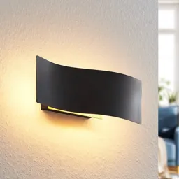 Lindby Larisa LED wall light, undulating shape