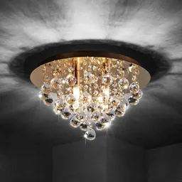 Lindby Gillion ceiling light, four-bulb