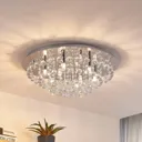 Lindby Antonino ceiling light, eight-bulb