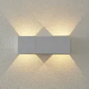 ELC Vanda LED outdoor wall light, white