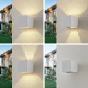 ELC Esani LED outdoor wall lamp, white