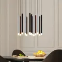 Lucande Stoika LED pendant light, 16-bulb round