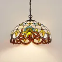 Lindby Audrey Tiffany-style hanging lamp